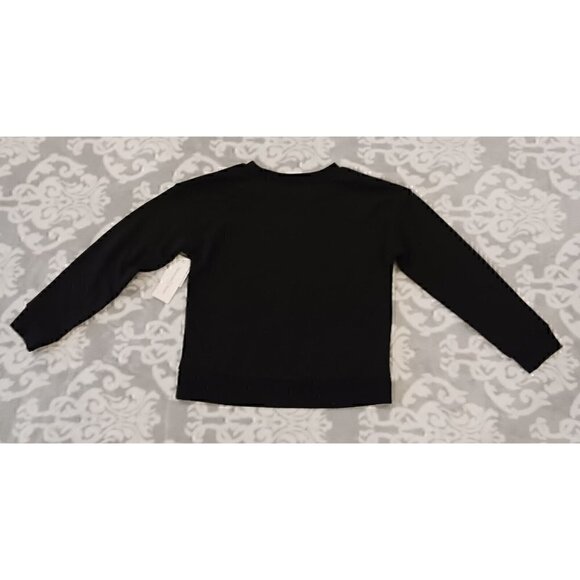 Treasure & Bond Kids M (8-10) Elf Graphic Sweatshirt Black - Picture 2 of 5